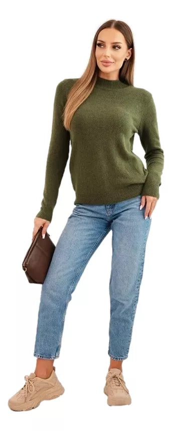 Women's khaki sweater Eden