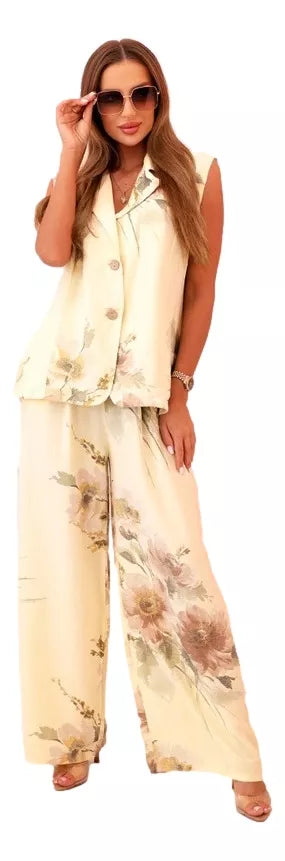 Women's yellow Flowers set.