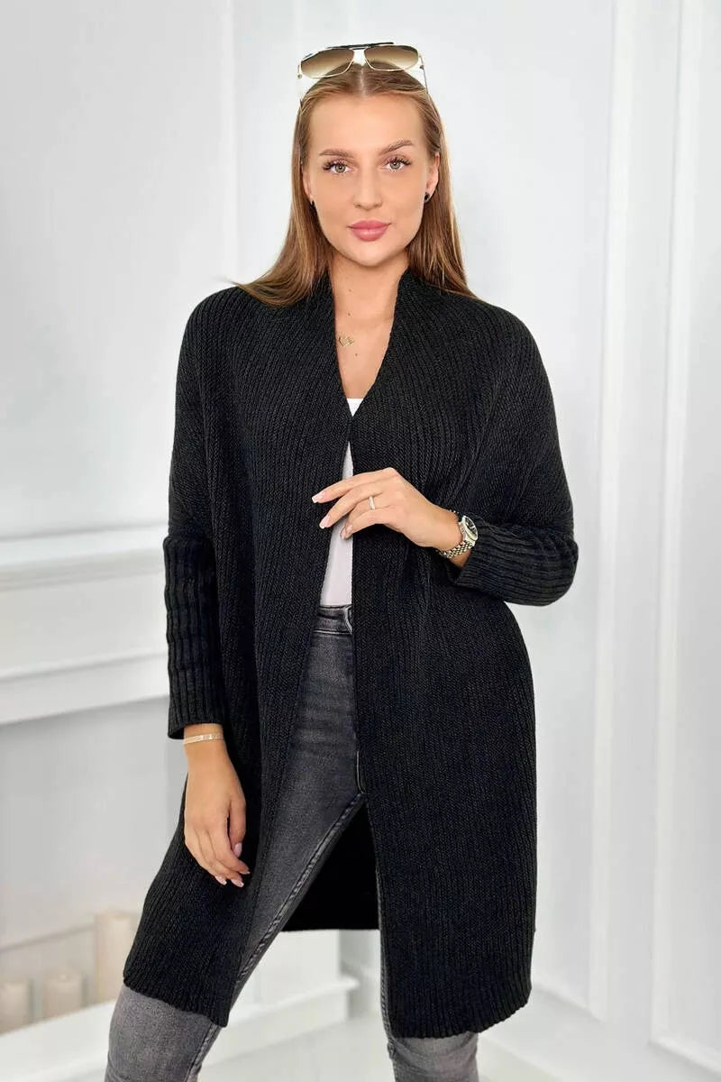 Women's graphite cardigan Nave