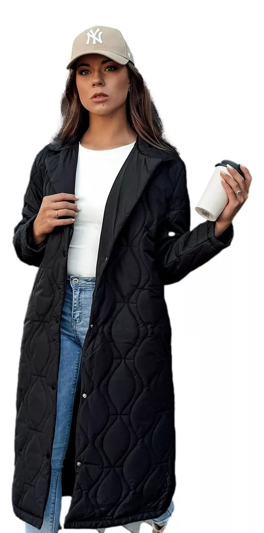 Women's black quilted coat Dify
