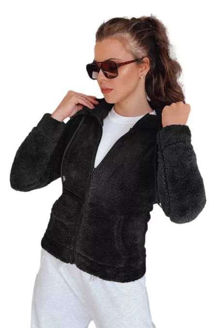 Women's black hoodie Alan