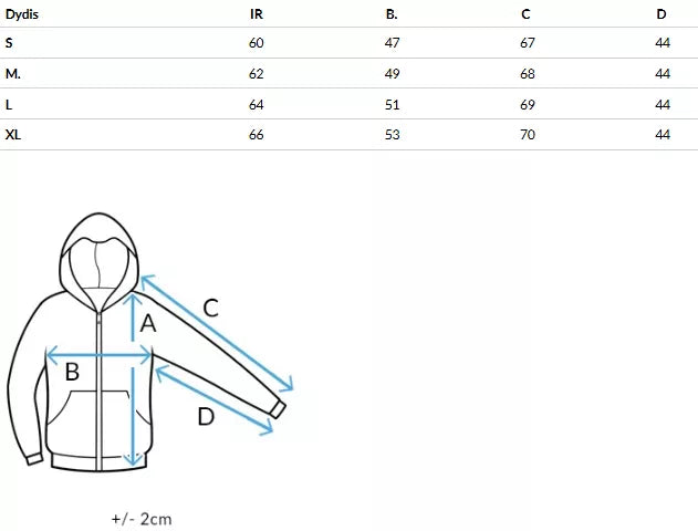 Women's black hoodie Alan