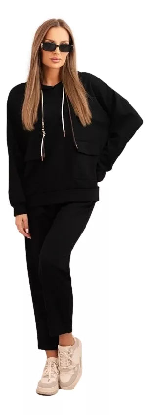 Women's black casual set Nela