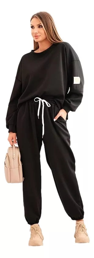 Isabel Women's Black Casual Set