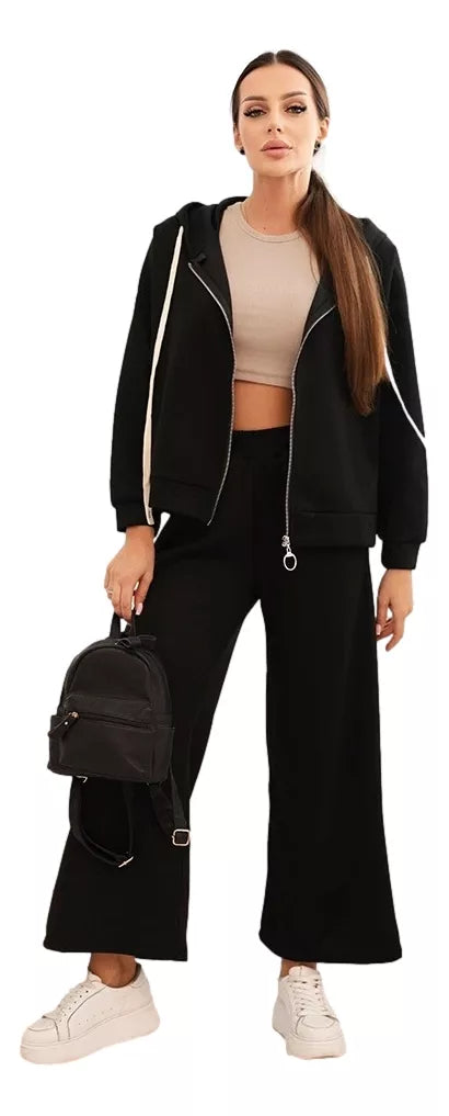 Women's black casual suit Jener