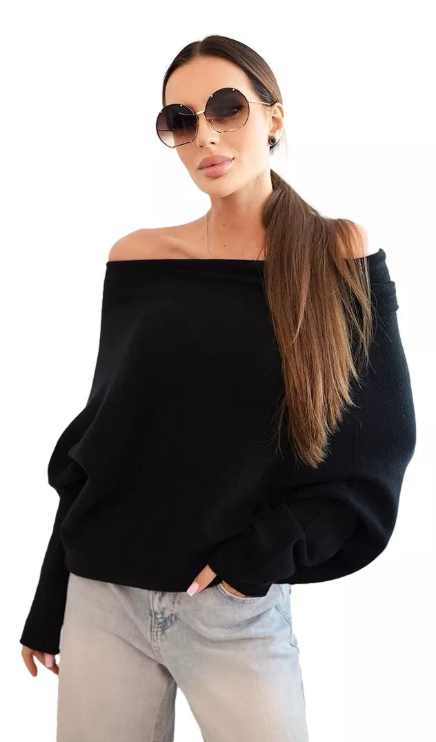 Women's black sweater Anit