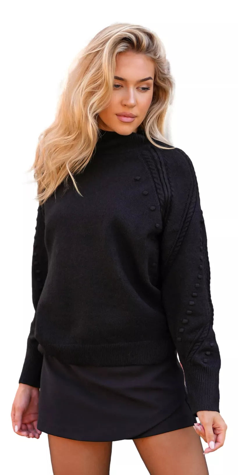 Women's black sweater Bert