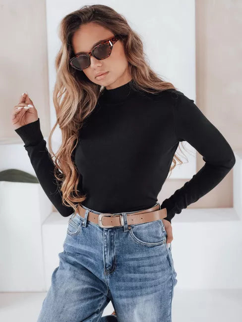 Women's black sweater Lena