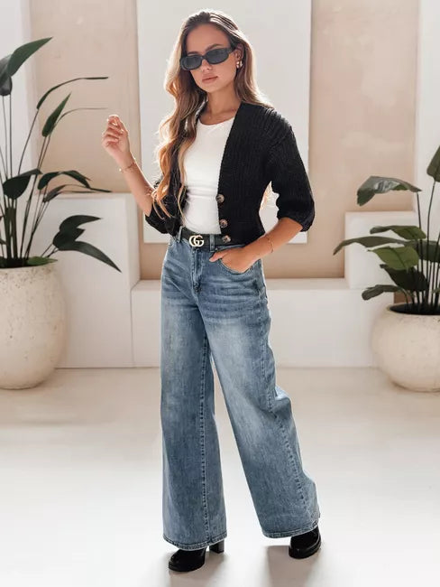 Women's black sweater Lorel