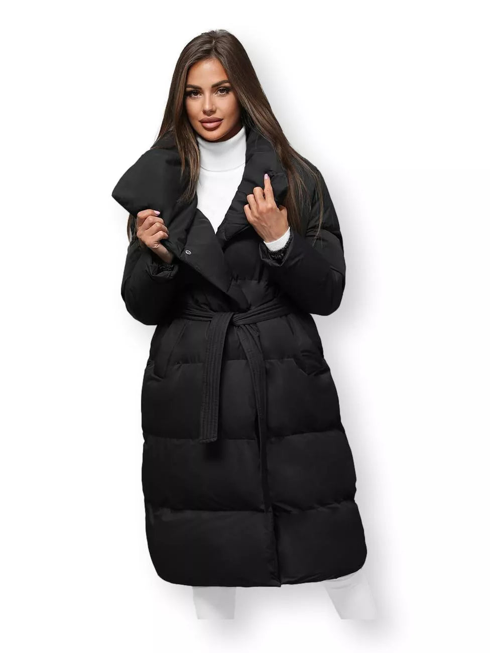Women's black coat Korper
