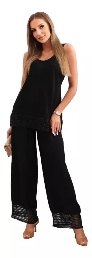 Women's black Astro set.