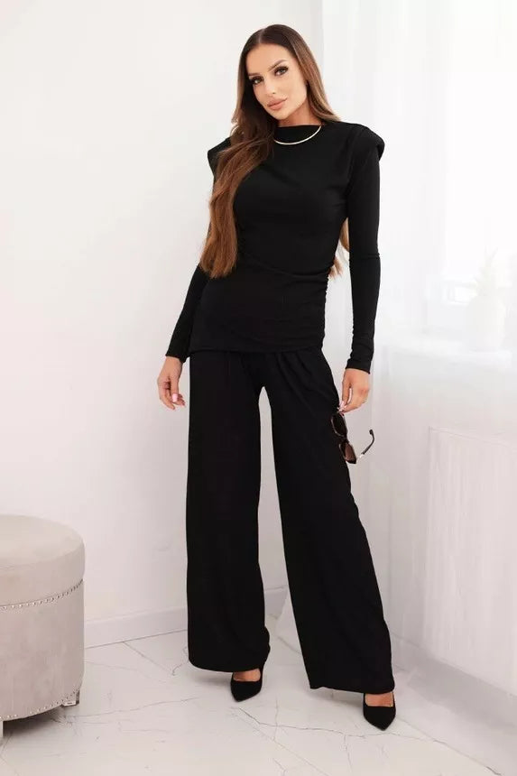 Women's black Emit suit.