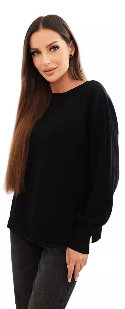 Women's black sweater Biank