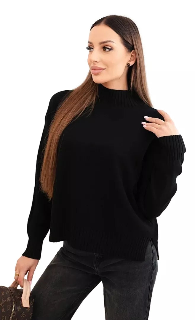 Women's black sweater Soni