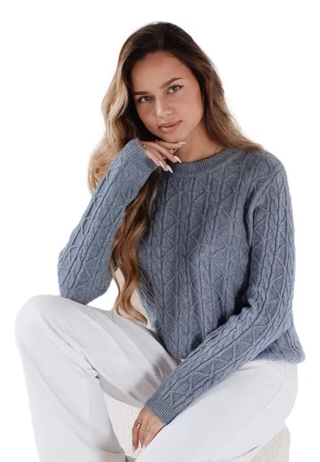 Women's blue sweater Bravina 