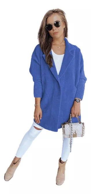 Women's blue coat Rita