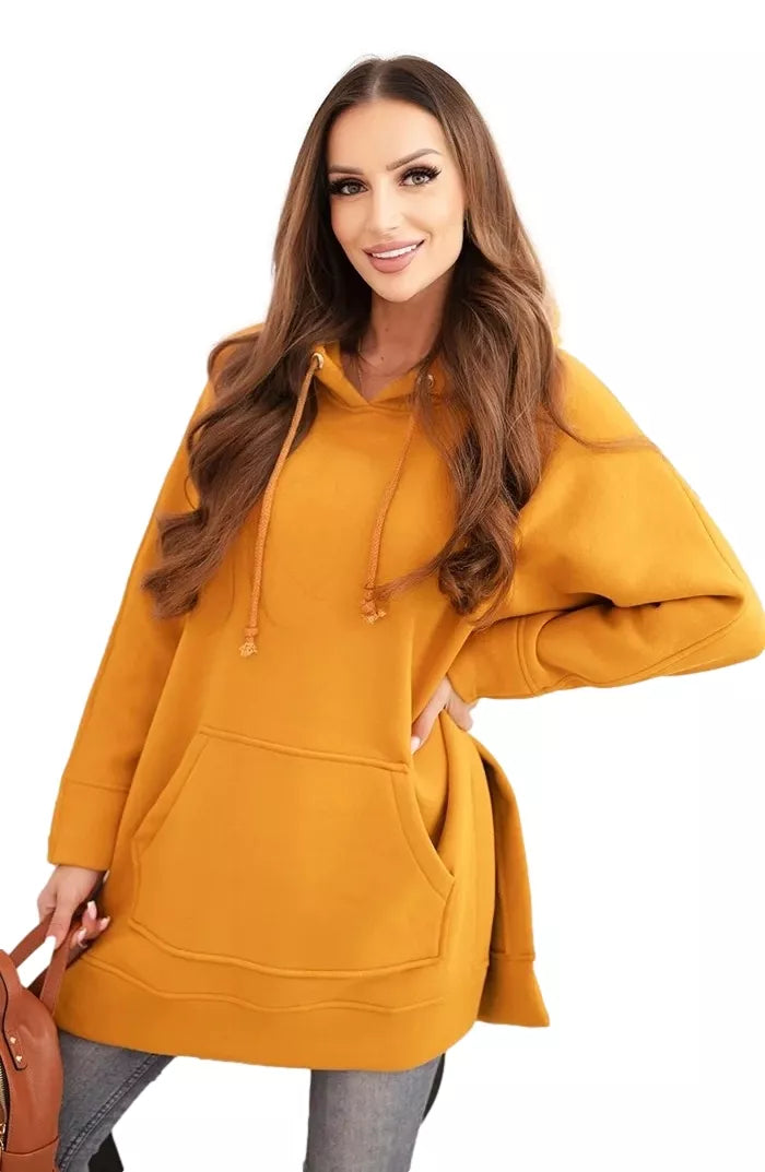 Women's orange hoodie Wine