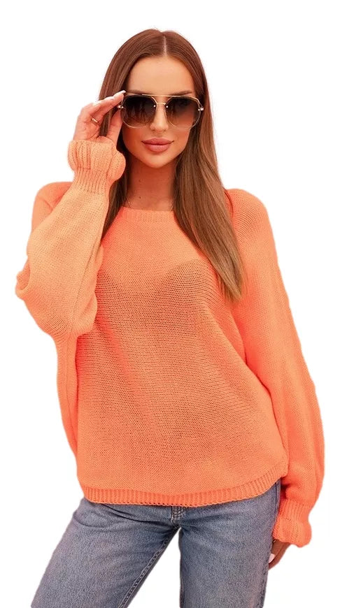 Women's orange sweater Aidina