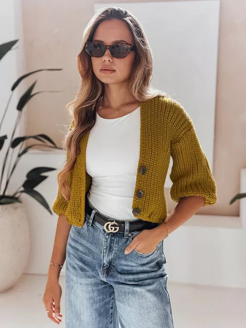 Women's orange sweater Lorel