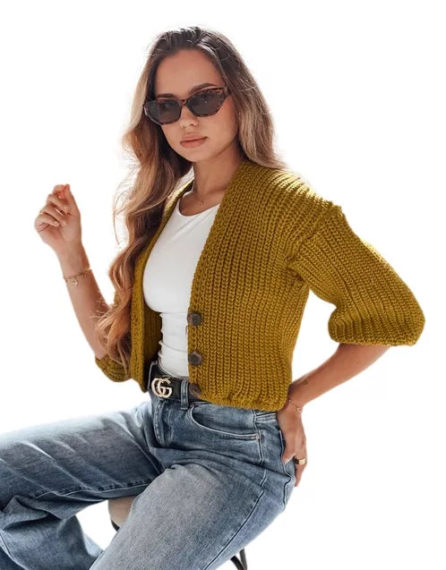 Women's orange sweater Lorel