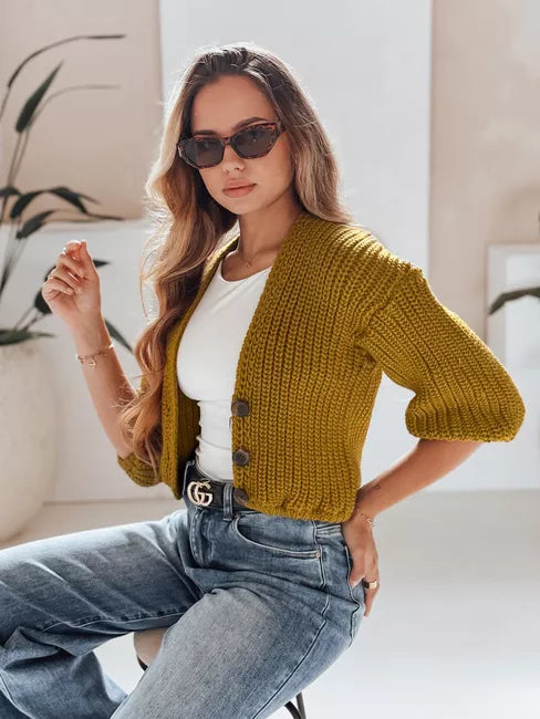 Women's orange sweater Lorel