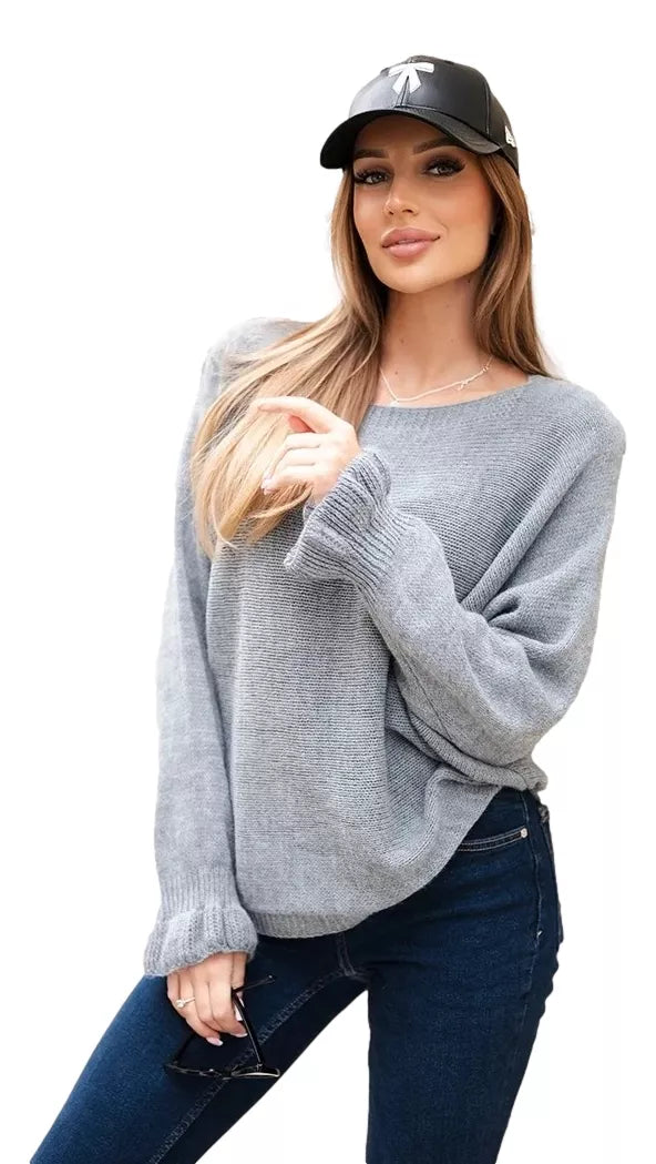 Women's gray sweater Aidina
