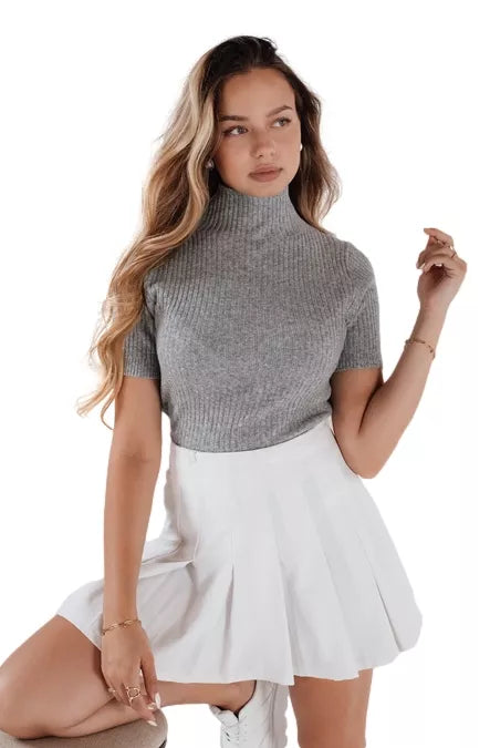 Women's gray sweater Bela