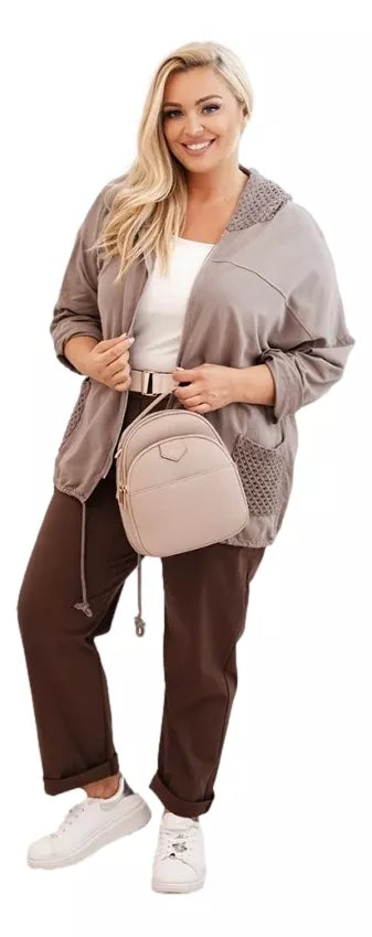 Women's gray hoodie Alba 