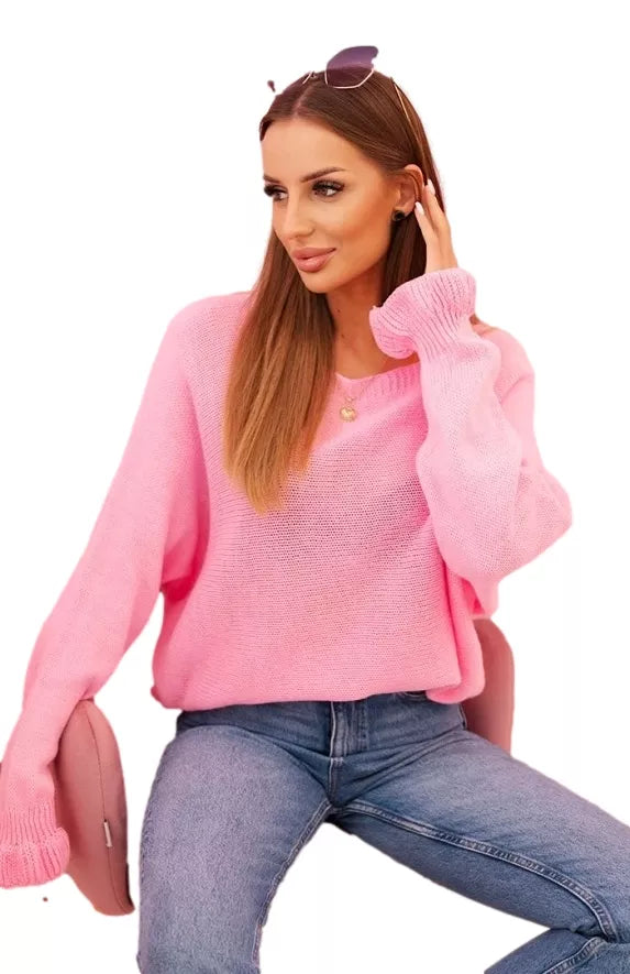 Women's pink sweater Aidina