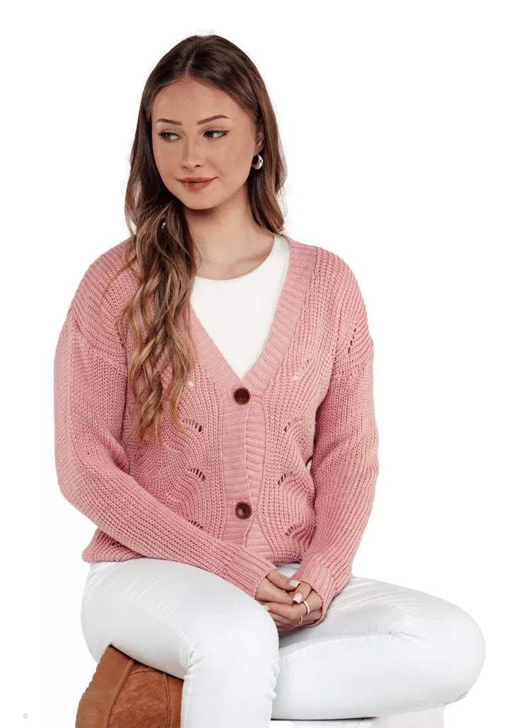 Women's pink sweater Livi