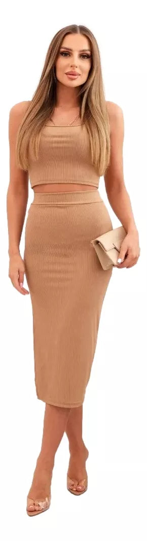 Women's brown Alvik set.