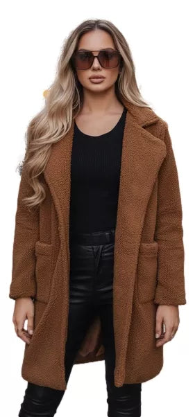 Women's brown winter coat Tara