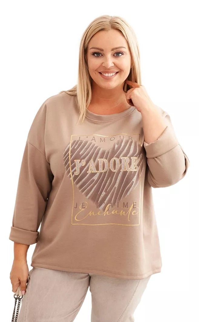 Women's brown sweater Adore