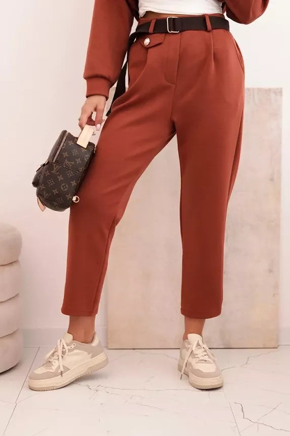 Women's light brown casual set Nela