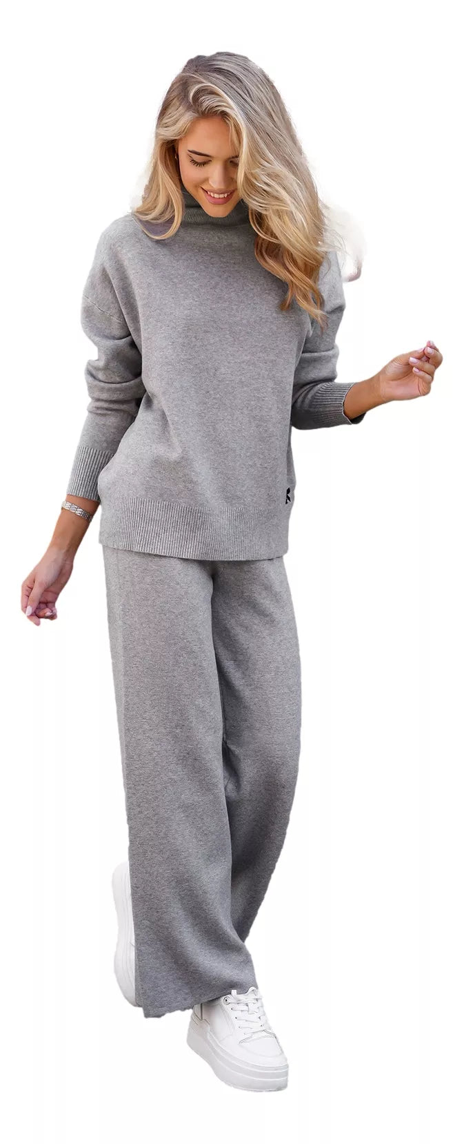 Women's dark gray casual suit Maribel