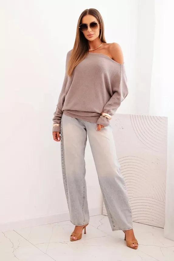 Women's dark brown sweater Anit