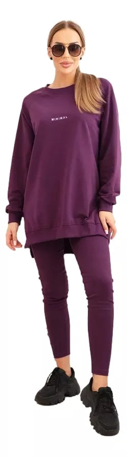 Women's purple set Minimal