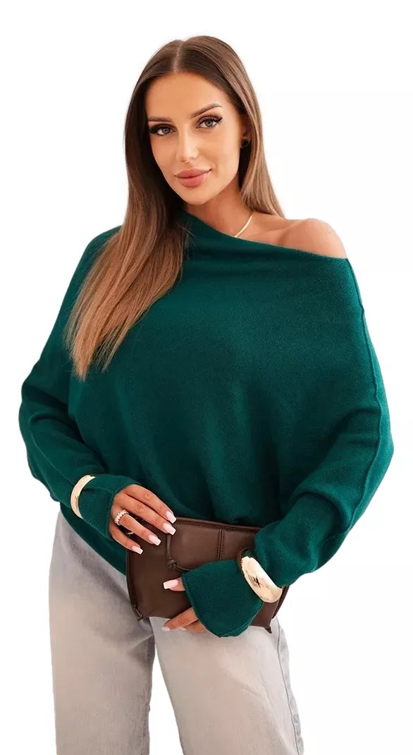 Women's green sweater Anit 