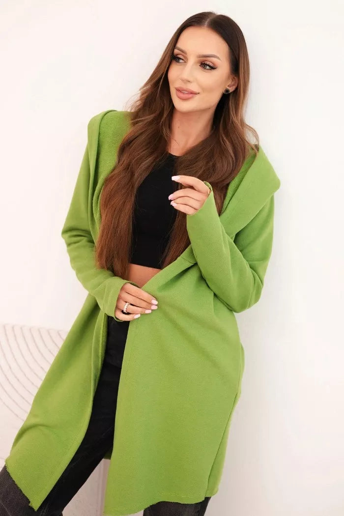 Women's green hoodie Alison