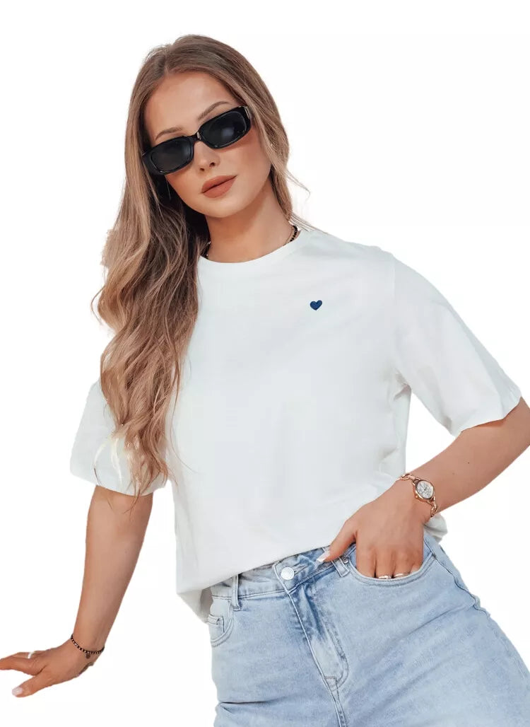 Women's white T-shirt Mila