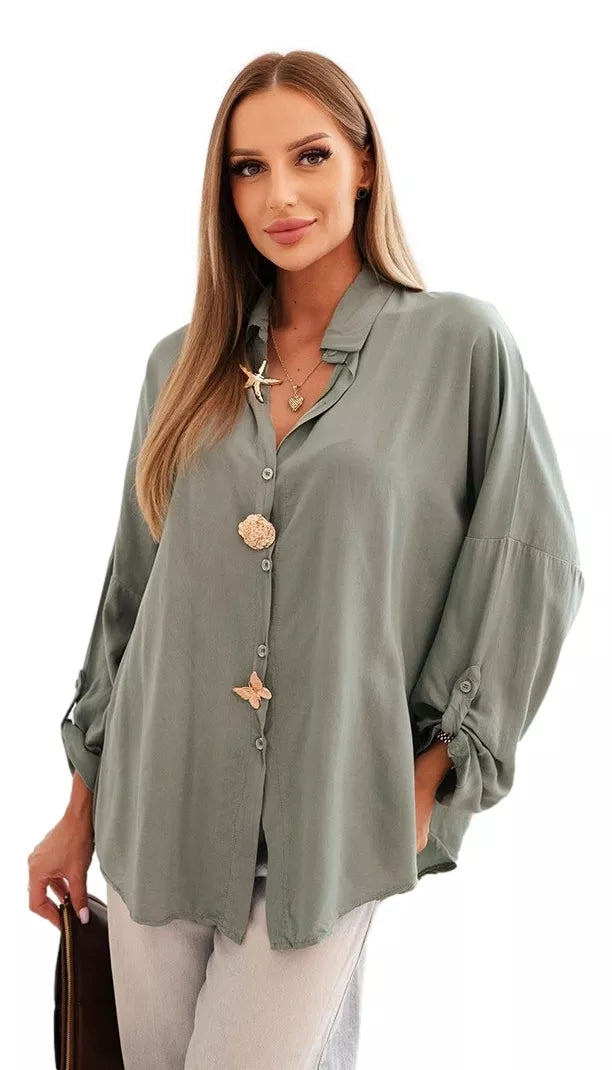 Women's khaki shirt Lens