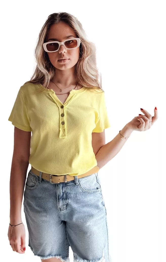 Women's yellow T-shirt Elin