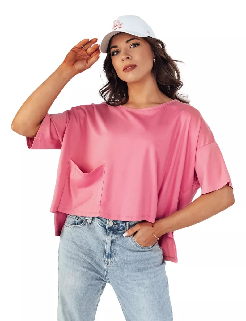 Women's oversized pink T-shirt Eling