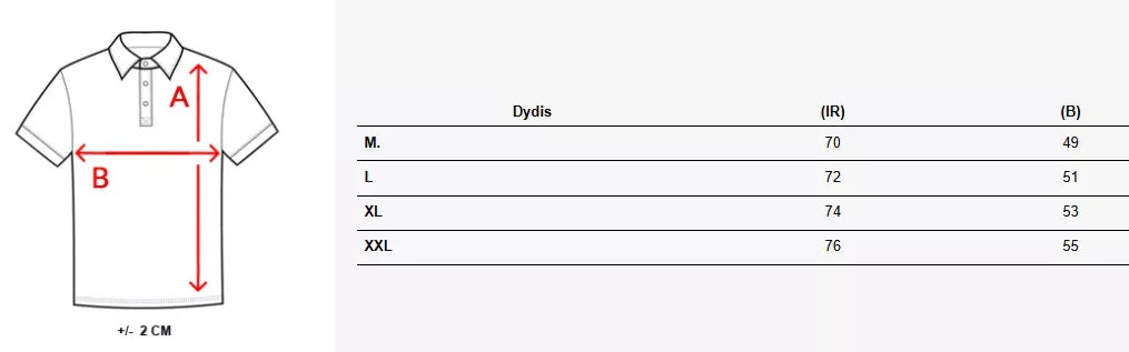 Men's gray polo shirt with Emb logo