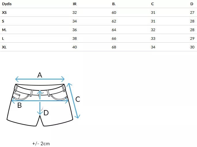 Women's blue denim shorts Jeansglow 