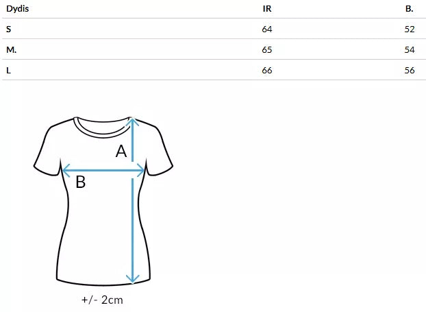 Women's white T-shirt Joy 