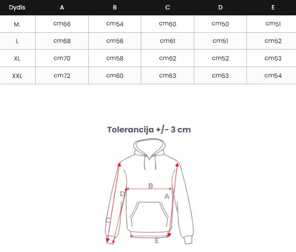 Men's black sweatshirt with a hood Militry