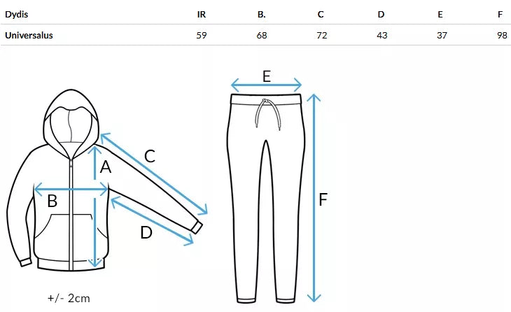 Women's white tracksuit Dresis