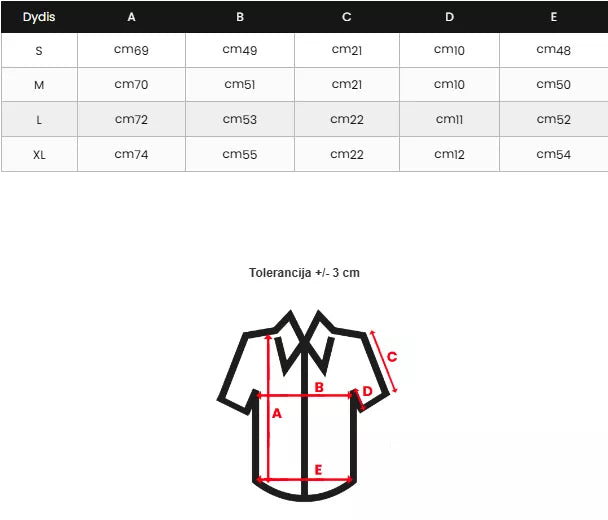 Men's striped red polo shirt Donat