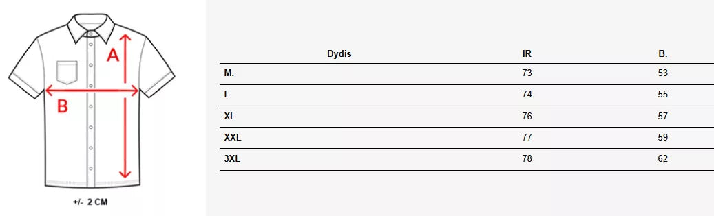 Men's white short-sleeved shirt Toby